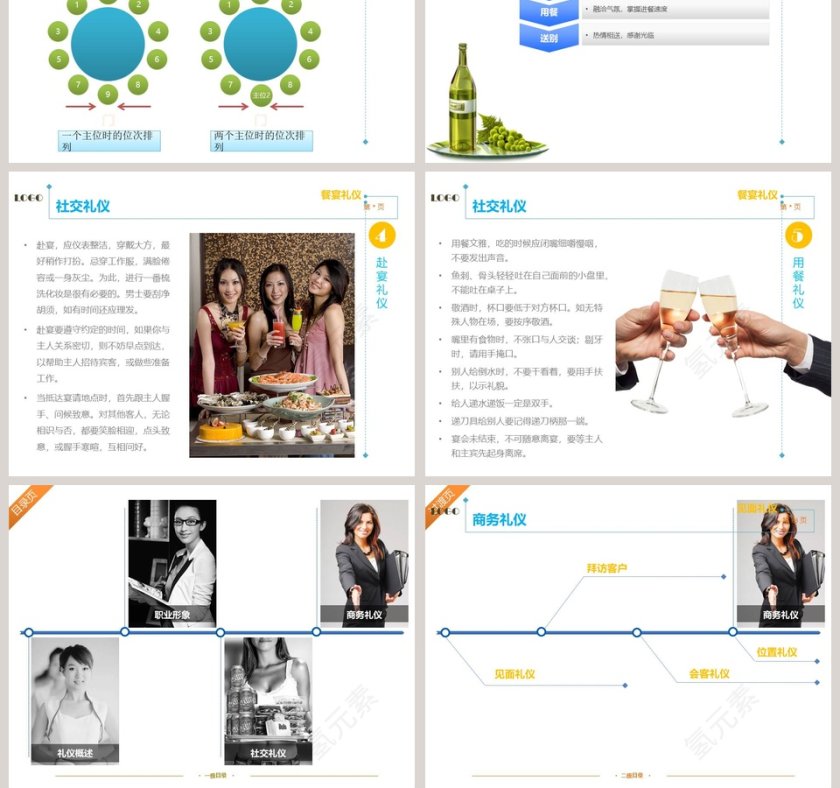 新员工入职培训实用礼仪培训商务礼仪PPT第13张
