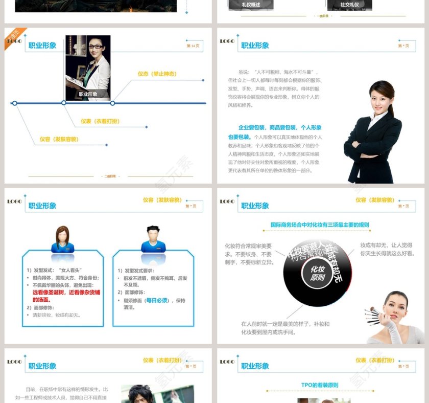 新员工入职培训实用礼仪培训商务礼仪PPT第4张