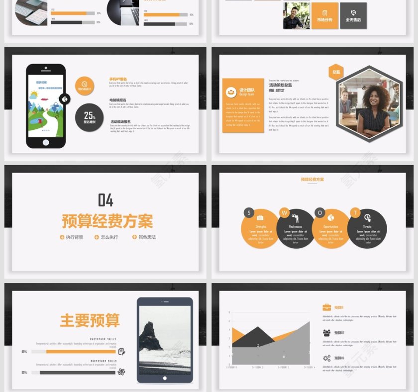 活动策划执行方案汇报商业计划书PPT第4张