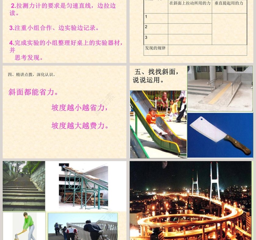 斜  面-青岛版五年级科学上册教学ppt课件第3张