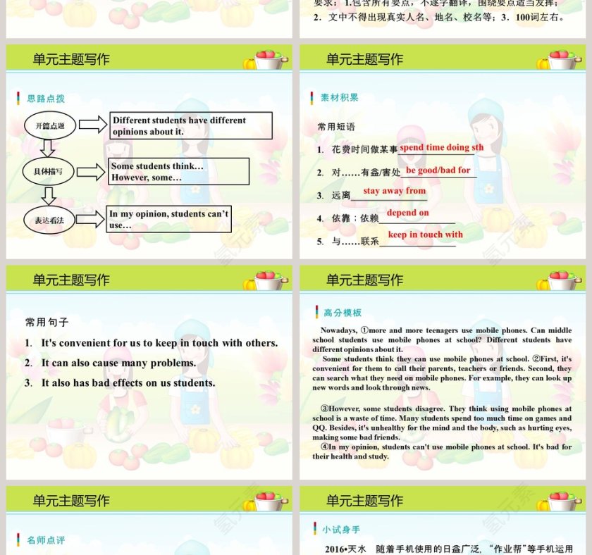 单元主题写作-Unit 5  Look into Science教学ppt课件第2张