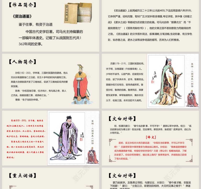 初中语文课件PPT《孙权劝学  》 第2张