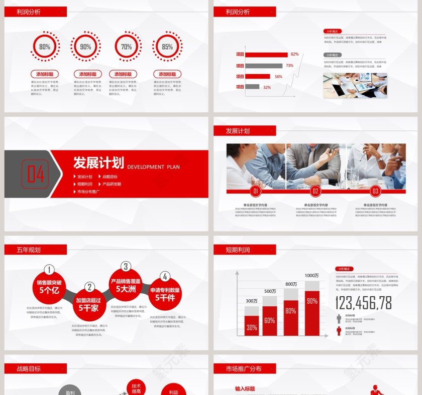 清新简约企业融资计划书PPT模板第5张