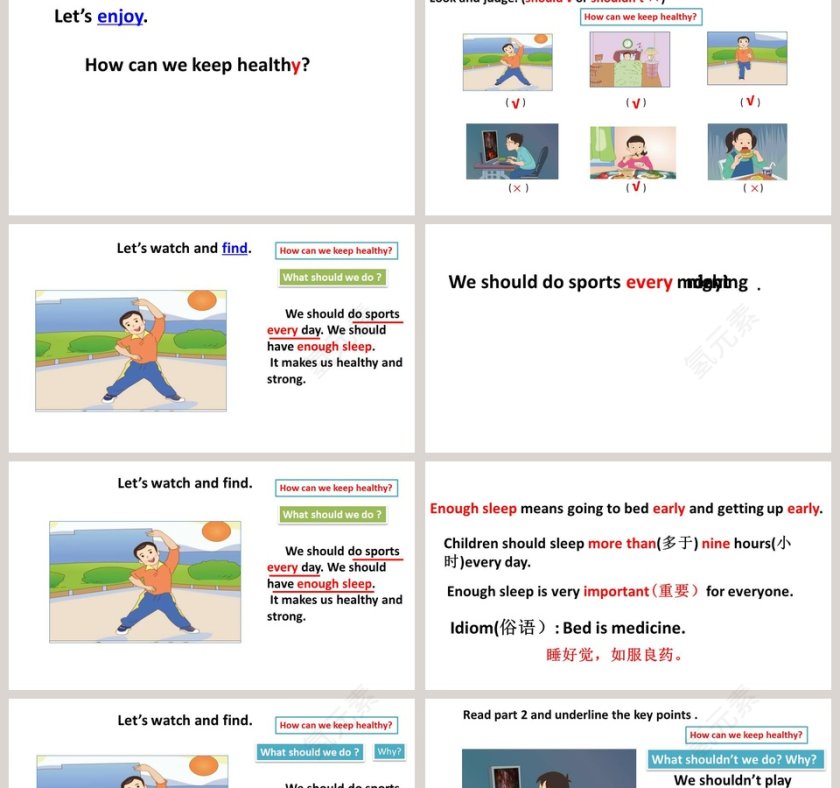 Unit  3  Health-How can we keep healthy教学ppt课件第2张