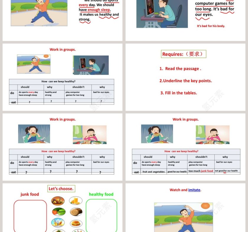 Unit  3  Health-How can we keep healthy教学ppt课件第3张