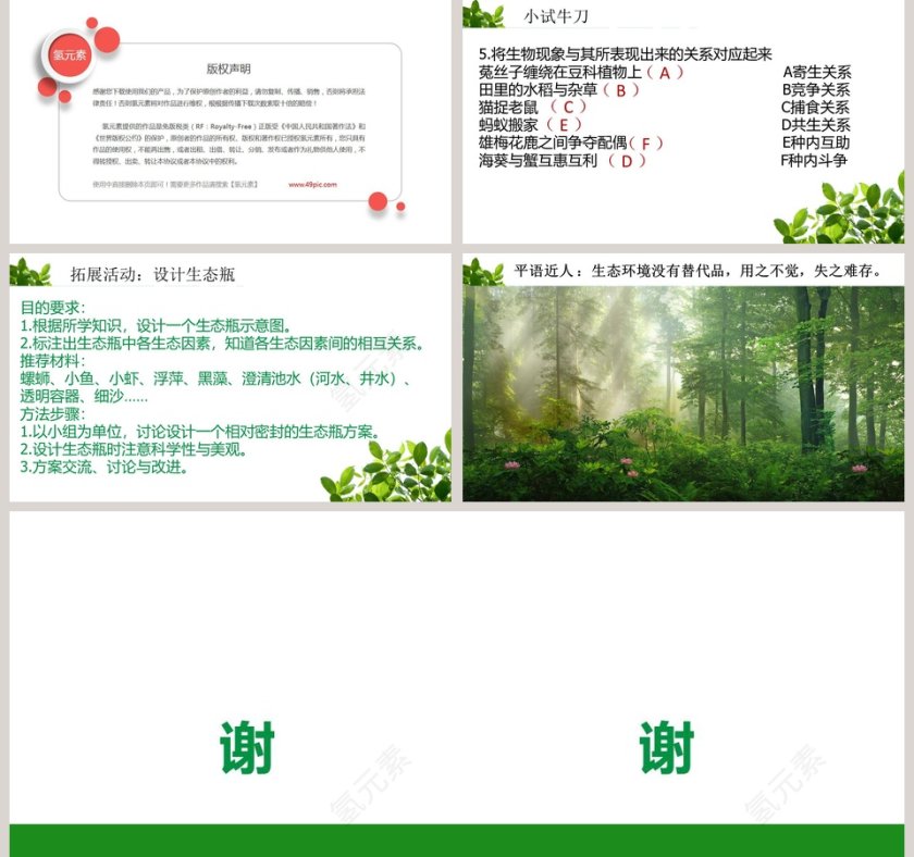 生态系统及其稳定性-生物的生存依赖一定的环境教学ppt课件第5张