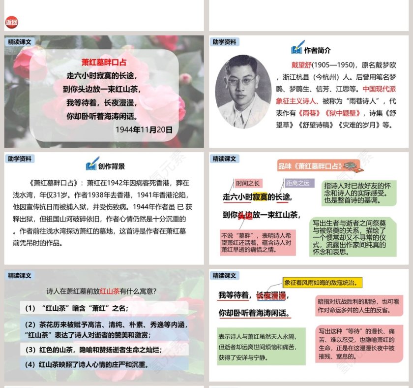 统编版九年级语文下册短诗五首语文课件PPT第4张