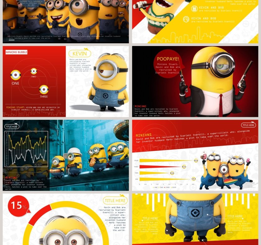 卡通可爱儿童PPT模板 第3张