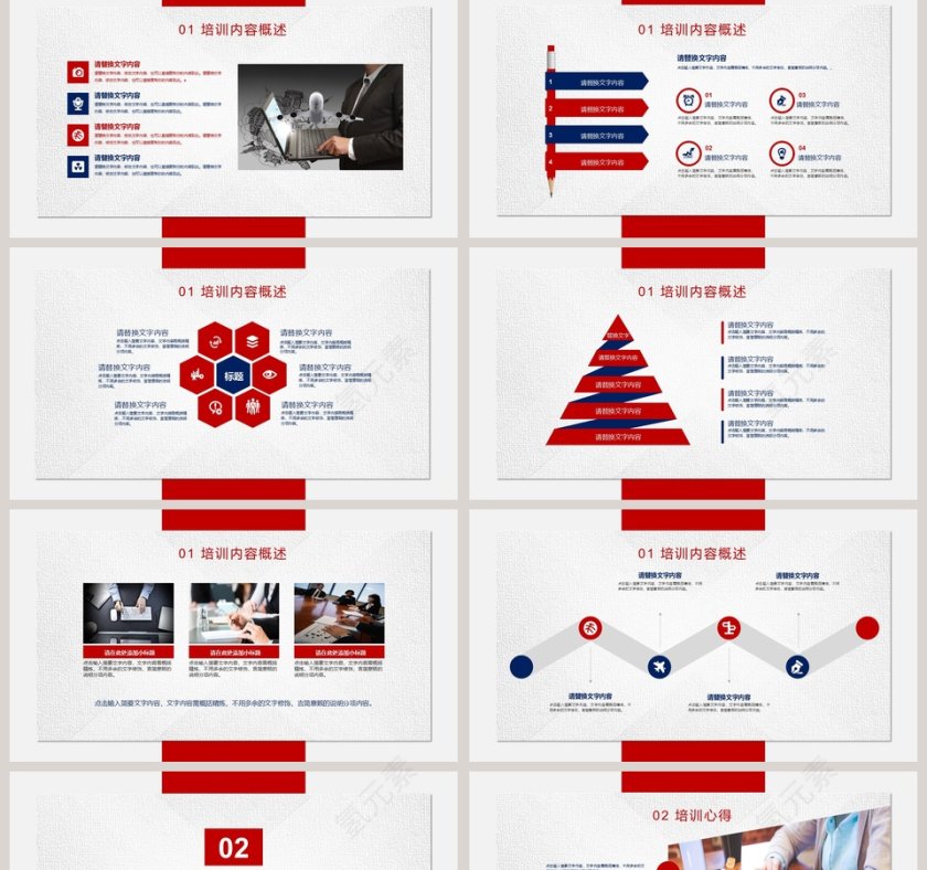 培训心得体会述职报告ppt第2张