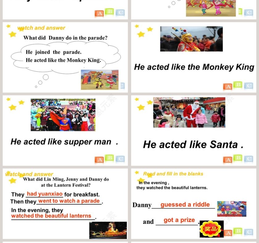 Unit 1  Lesson 3-Everyone was happy that day教学ppt课件第4张