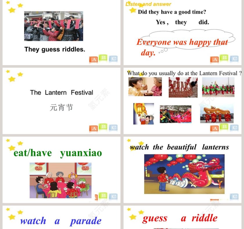 Unit 1  Lesson 3-Everyone was happy that day教学ppt课件第5张