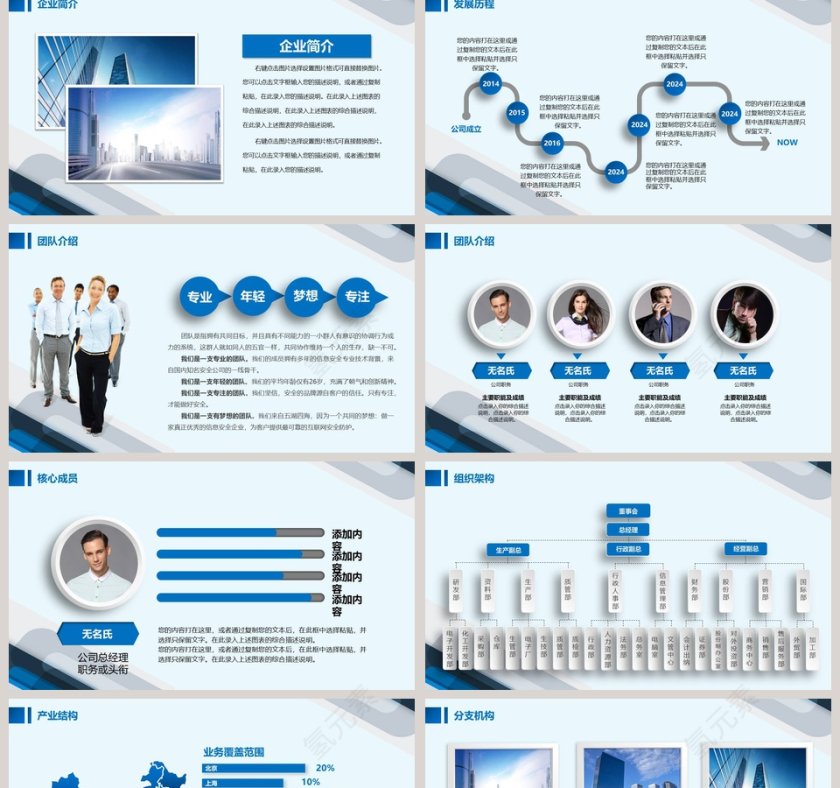公司简介企业介绍PPT模板第2张