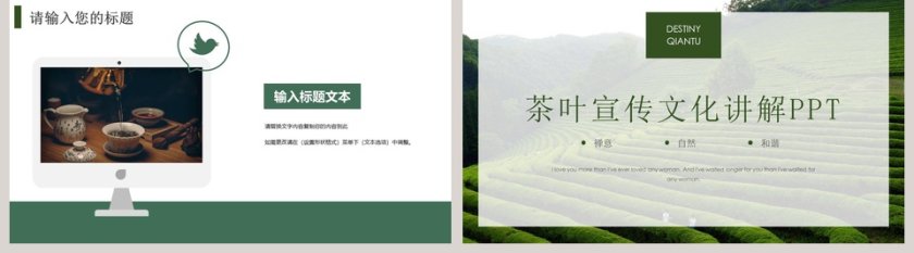 简约大气茶叶文化宣传讲解ppt第5张