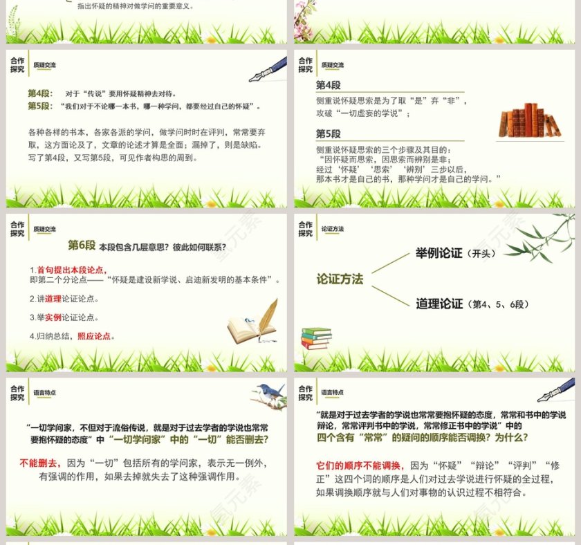 课文解析怀疑与学问语文课件PPT第4张