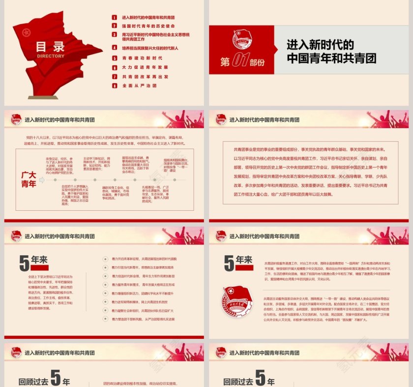 第十八次全国代表大会ppt第2张