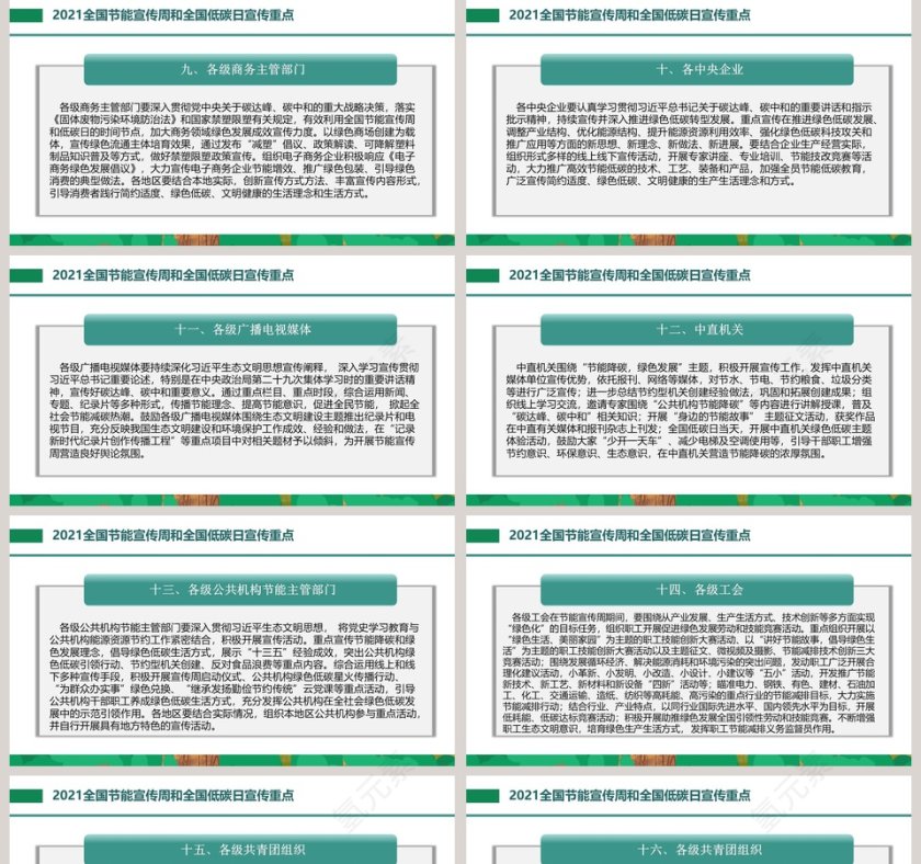 节能宣传周和全国低碳日PPT模板第5张