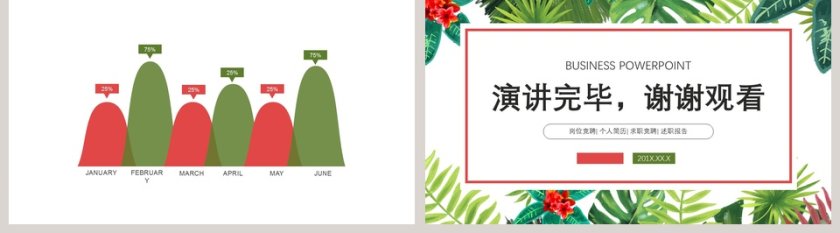 转正述职报告PPT模板第5张