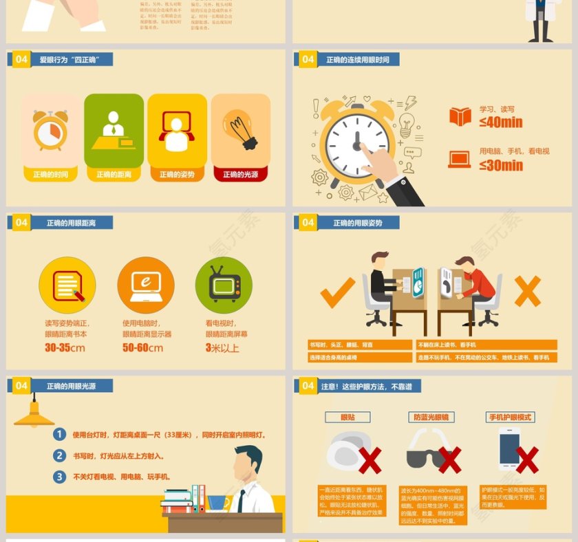 放下手机保护眼睛中小学生手机危害培训PPT模板第4张