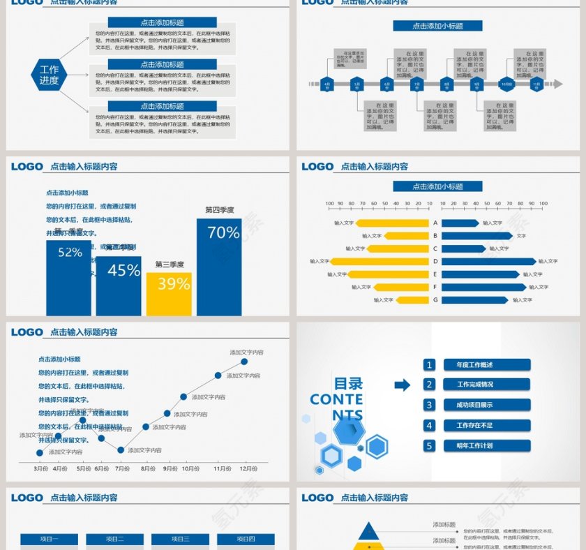 2018工作汇报年终总结PPT模板第2张