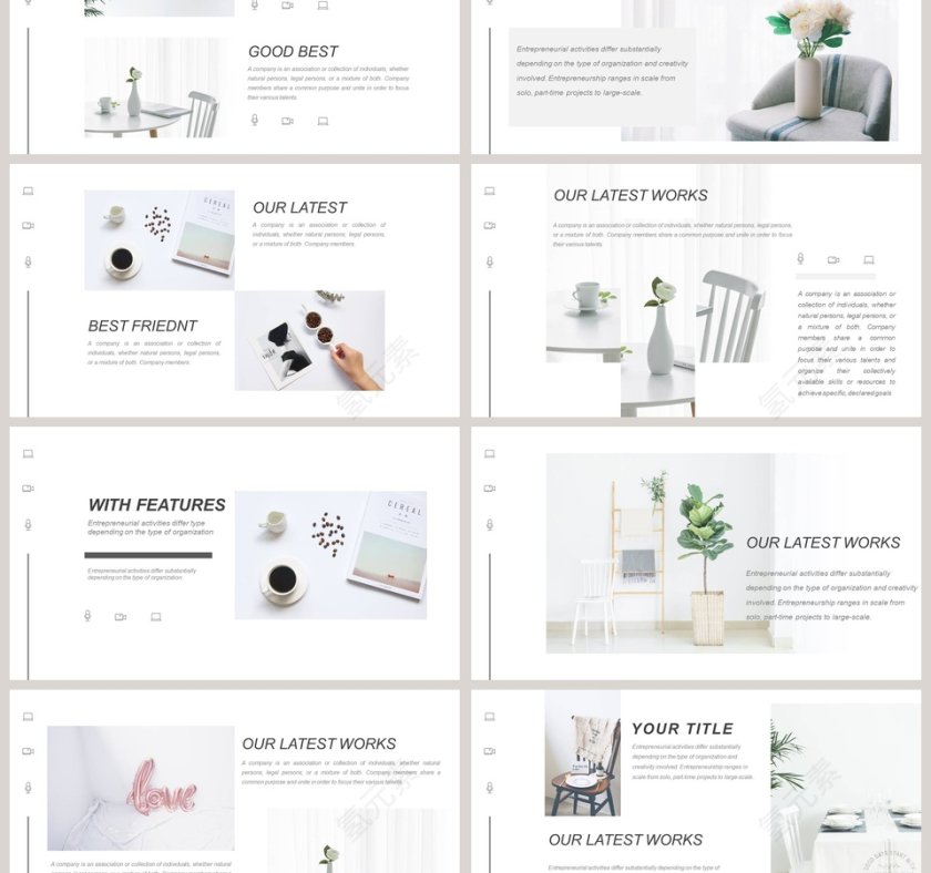 简约清新企业活动策划PPT 模板第3张