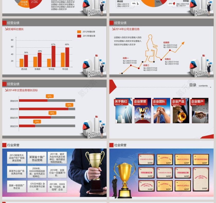 企业介绍形象宣传及产品展示动态模板企业简介介绍PPT第4张