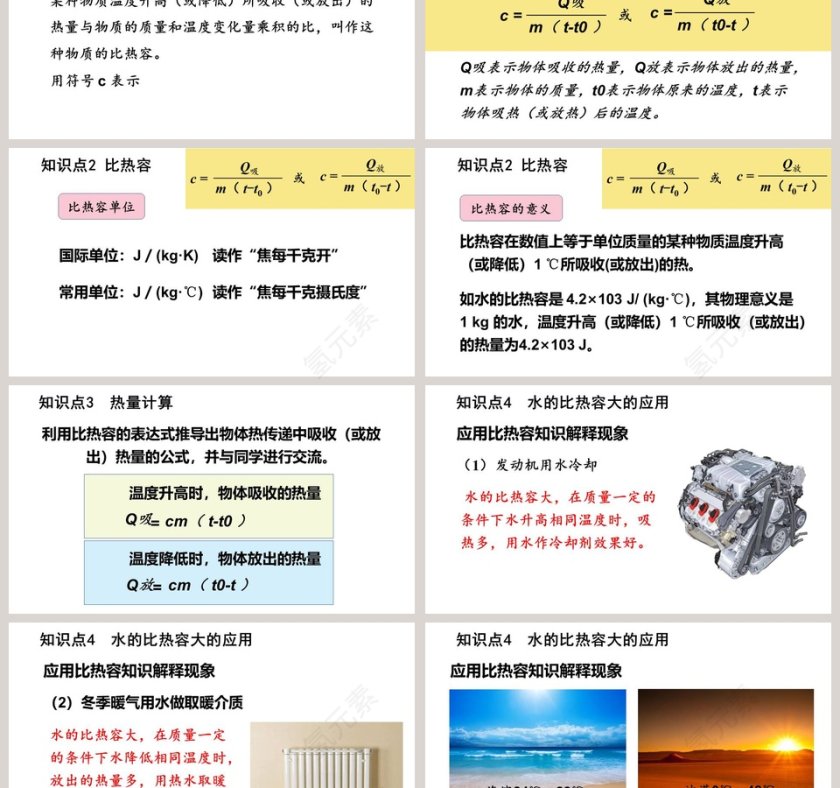 第十章 机械能内能及其转化 PPT模板第3张