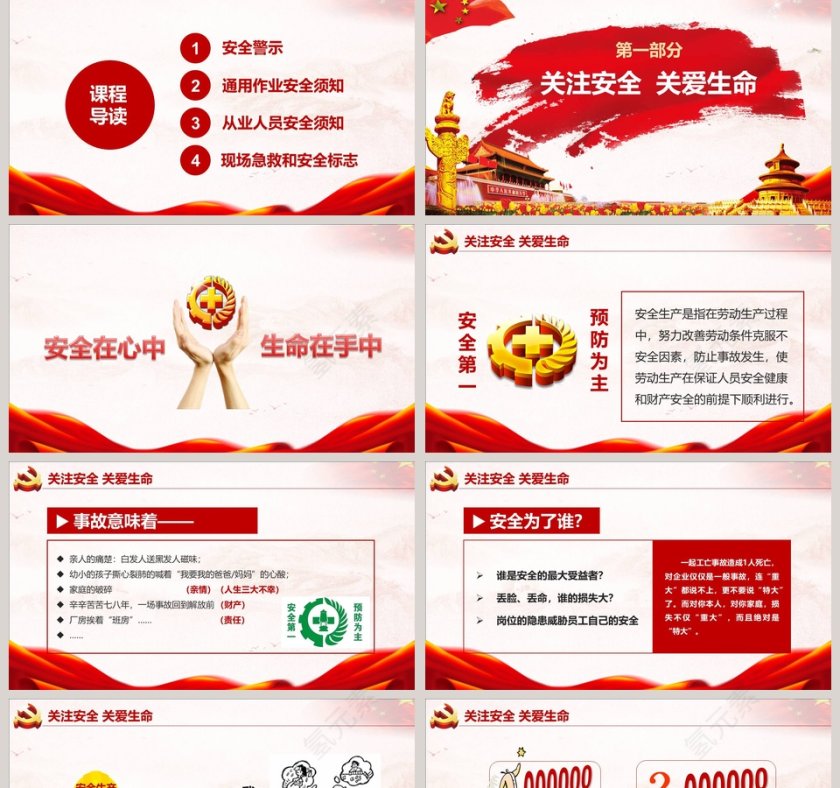 安全生产培训课件ppt模板第2张