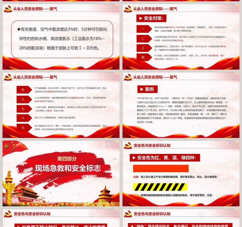 安全生产培训课件ppt模板第11张
