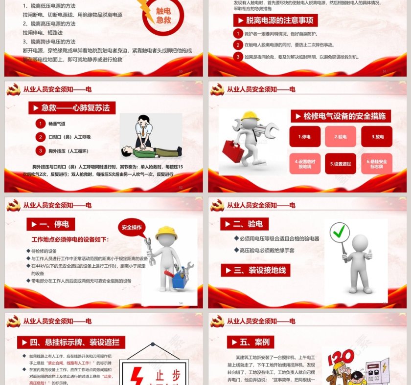 安全生产培训课件ppt模板第9张
