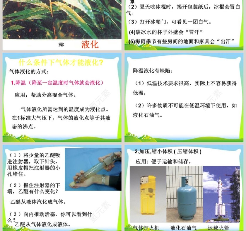 医学护理PPT模板：汽化与液化的实践应用第11张