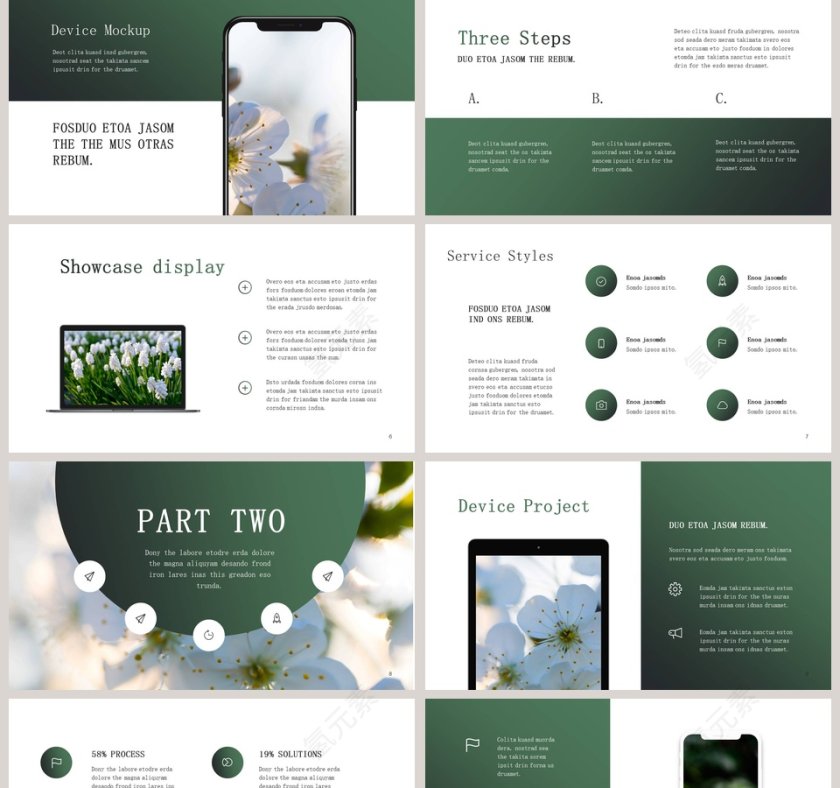 四月你好PPT第2张