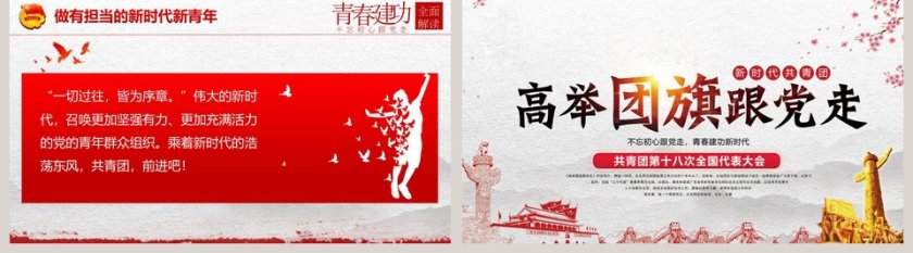 共青团第十八次全国代表大会ppt第5张