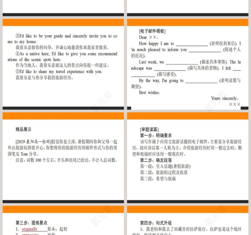 有关旅游的电子邮件教学ppt课件第2张