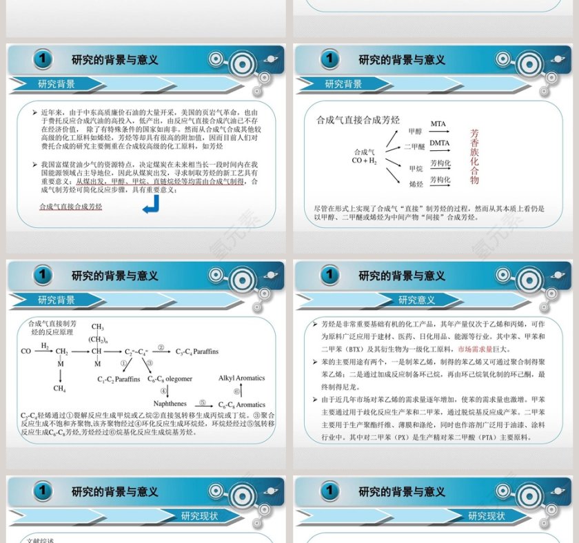 硕士研究生开题报告毕业答辩PPT模板第2张