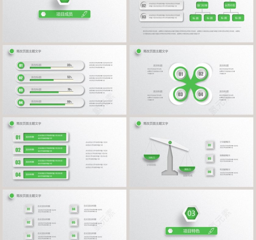 绿色简约清新大气微商销售培训ppt第3张