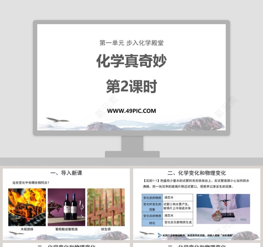 化学真奇妙第2阶段PPT模板大全第1张