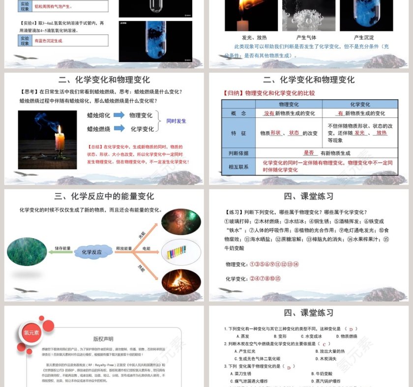 化学真奇妙第2阶段PPT模板大全第3张