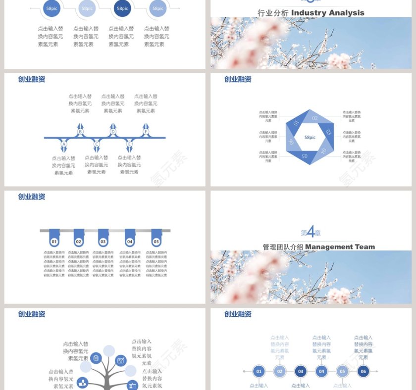 日系文艺计划书PPT 第3张
