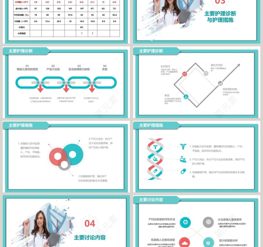 疑难病例通用PPT模板第3张