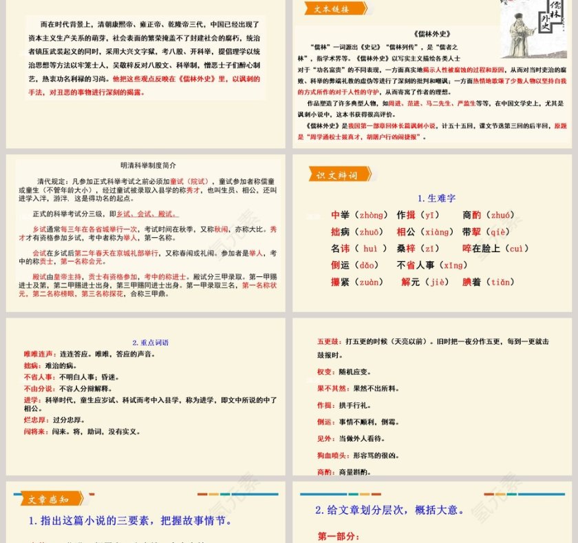 课文解析范进中举语文课件PPT第2张
