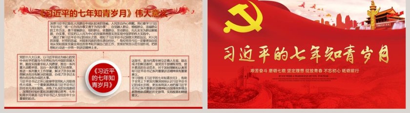 习近平的七年知青岁月PPT第5张