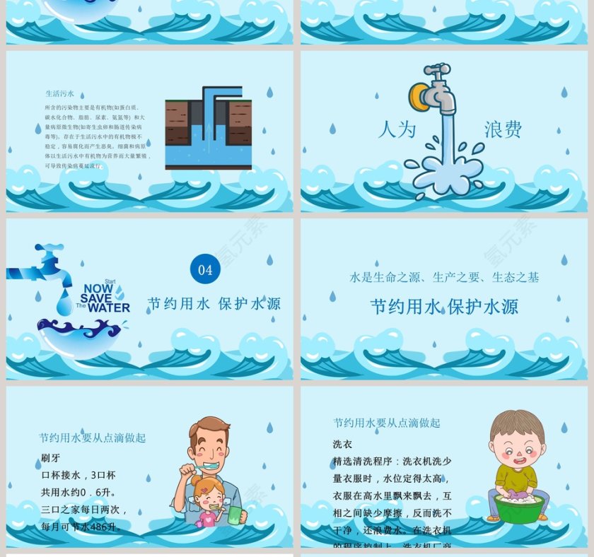 水务水利节约用水保护水源第4张