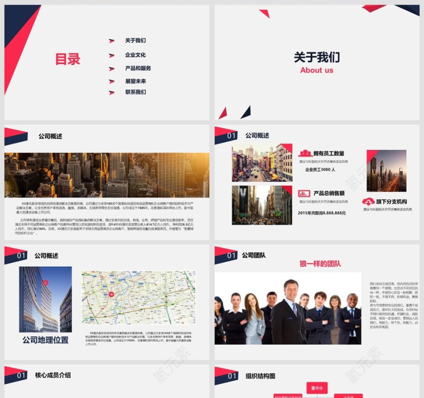 高端大气通用企业介绍商业计划书PPT第2张