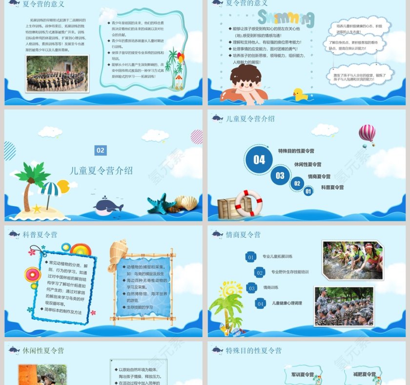 夏令营活动策划方案夏令营PPT第2张