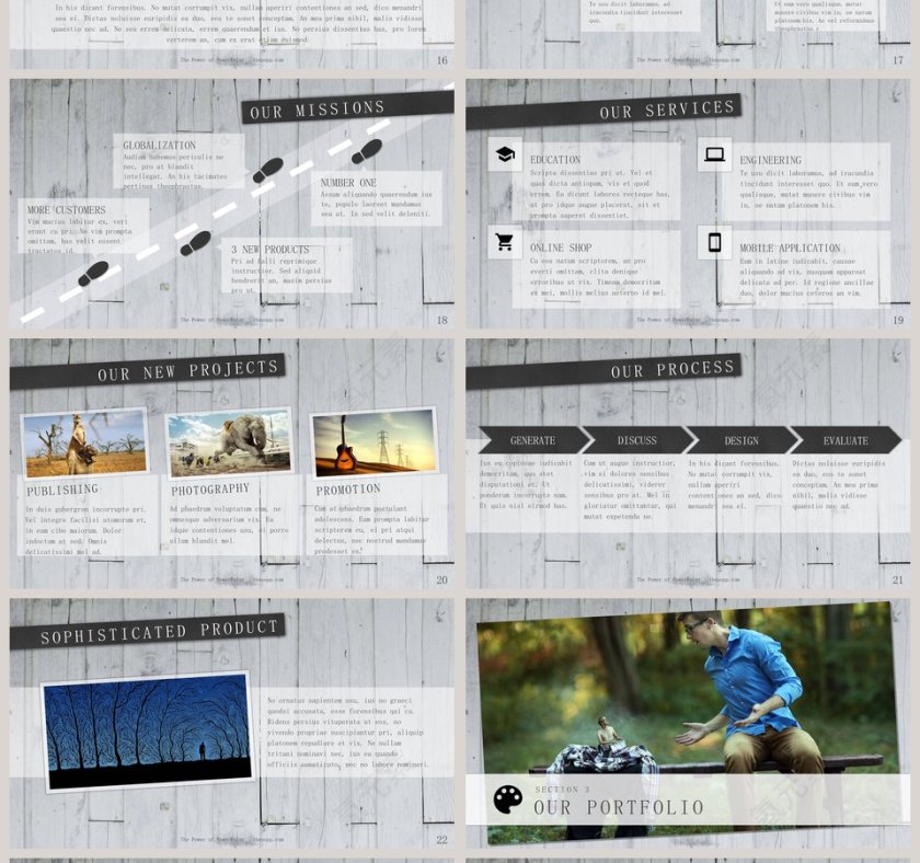 欧美经典商务时尚工作总结PPT模板第4张