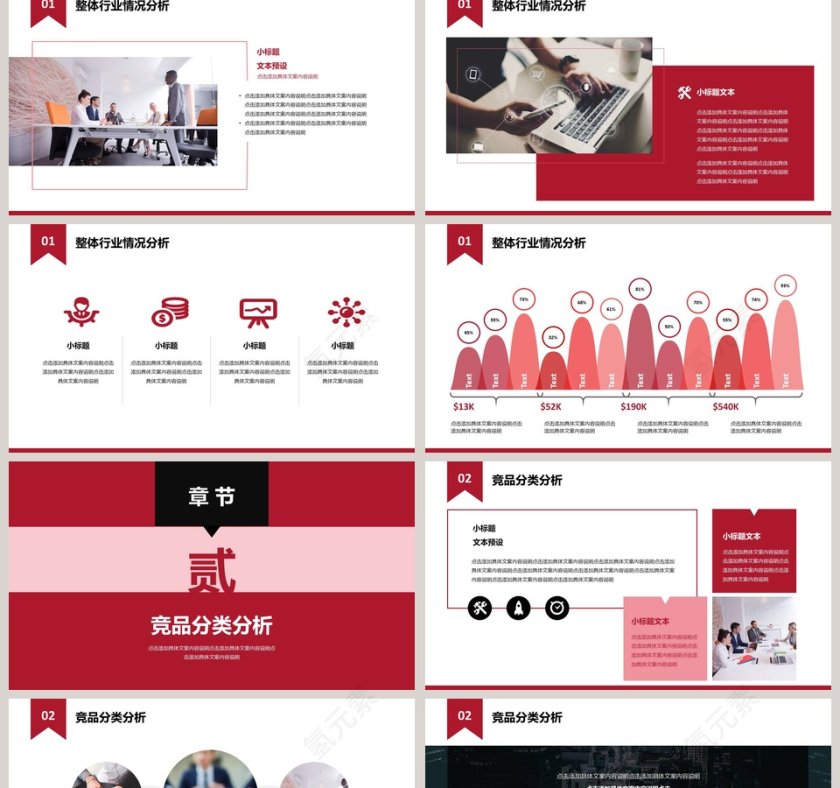 竞争品牌整体分析报告PPT模板第2张