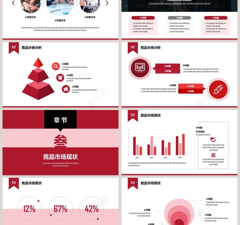 竞争品牌整体分析报告PPT模板第3张