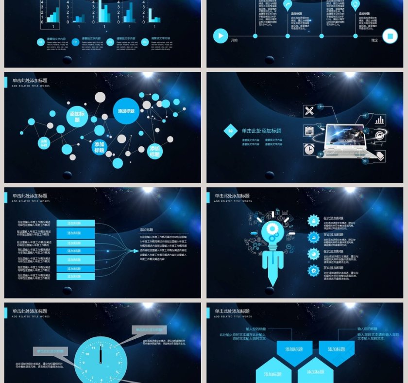 未来科技PPT模板互联网科技PPT第3张