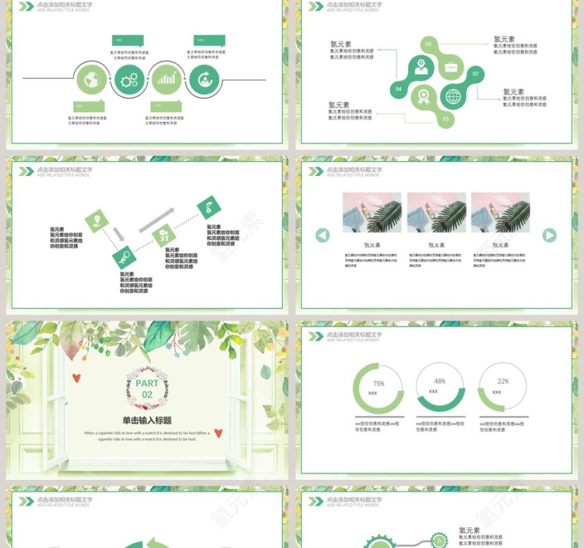 清新文艺工作总结汇报通用模板第2张