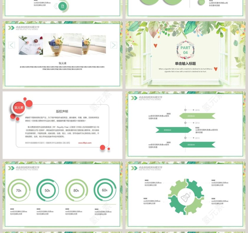 清新文艺工作总结汇报通用模板第4张